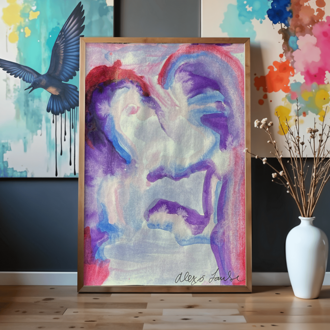 "love + compassion" Thin canvas
