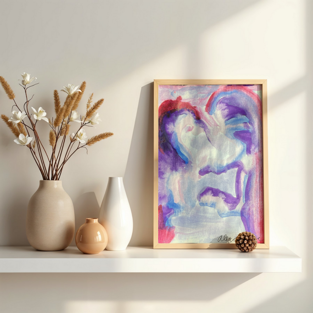 "love + compassion" Thin canvas