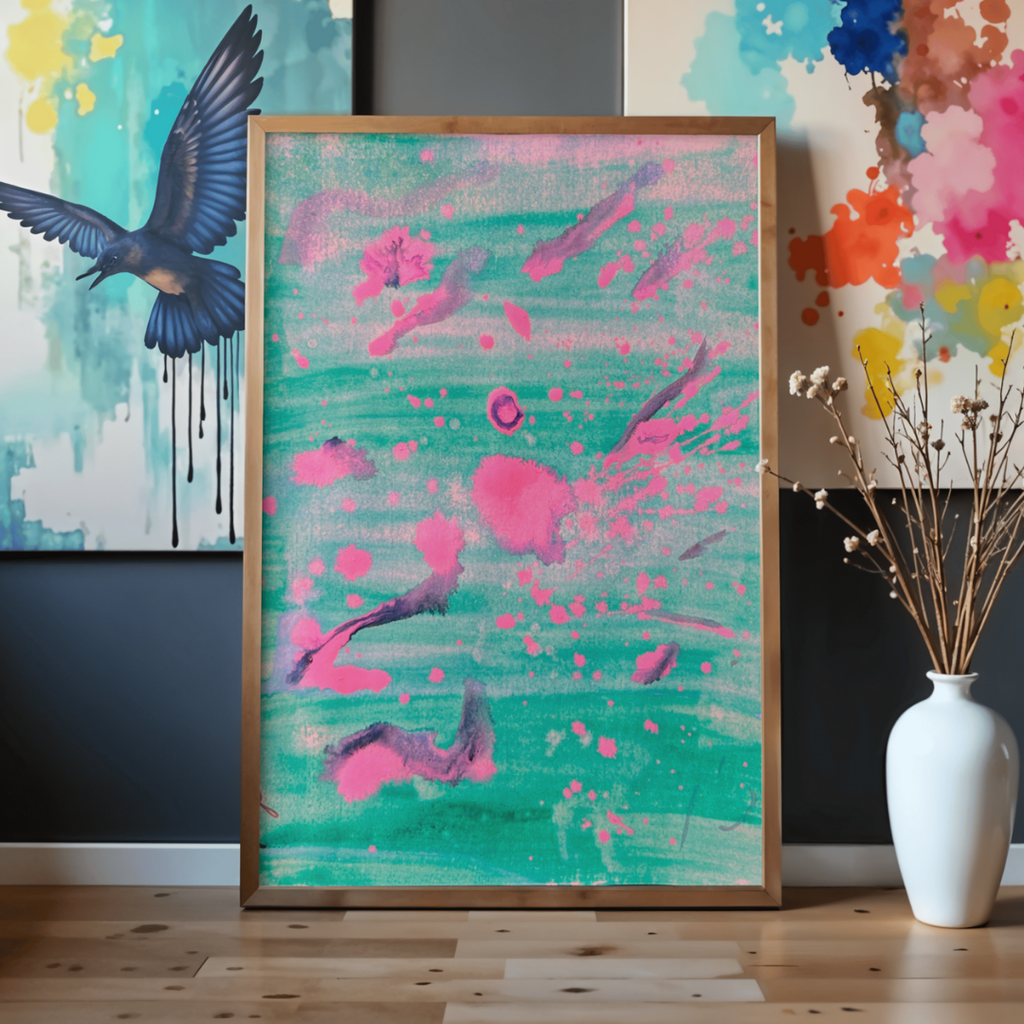 "Dancing Underwater" Thin canvas