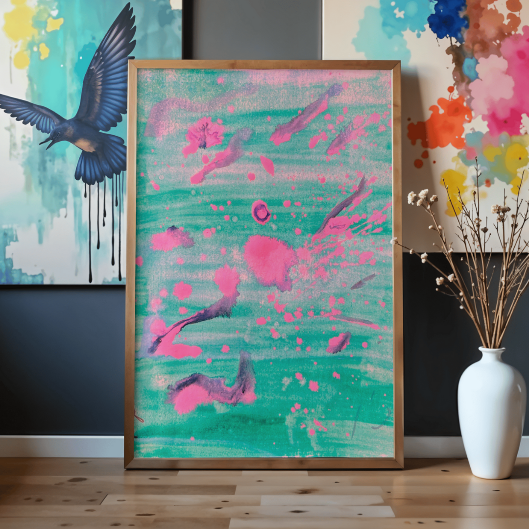 "Dancing Underwater" Thin canvas