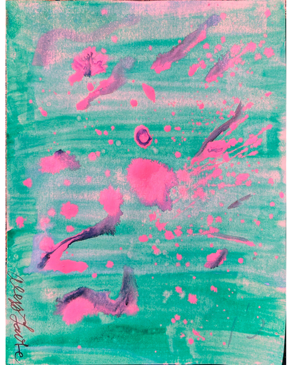 Inner Realms I - No. 7 "Dancing Underwater" Original Painting