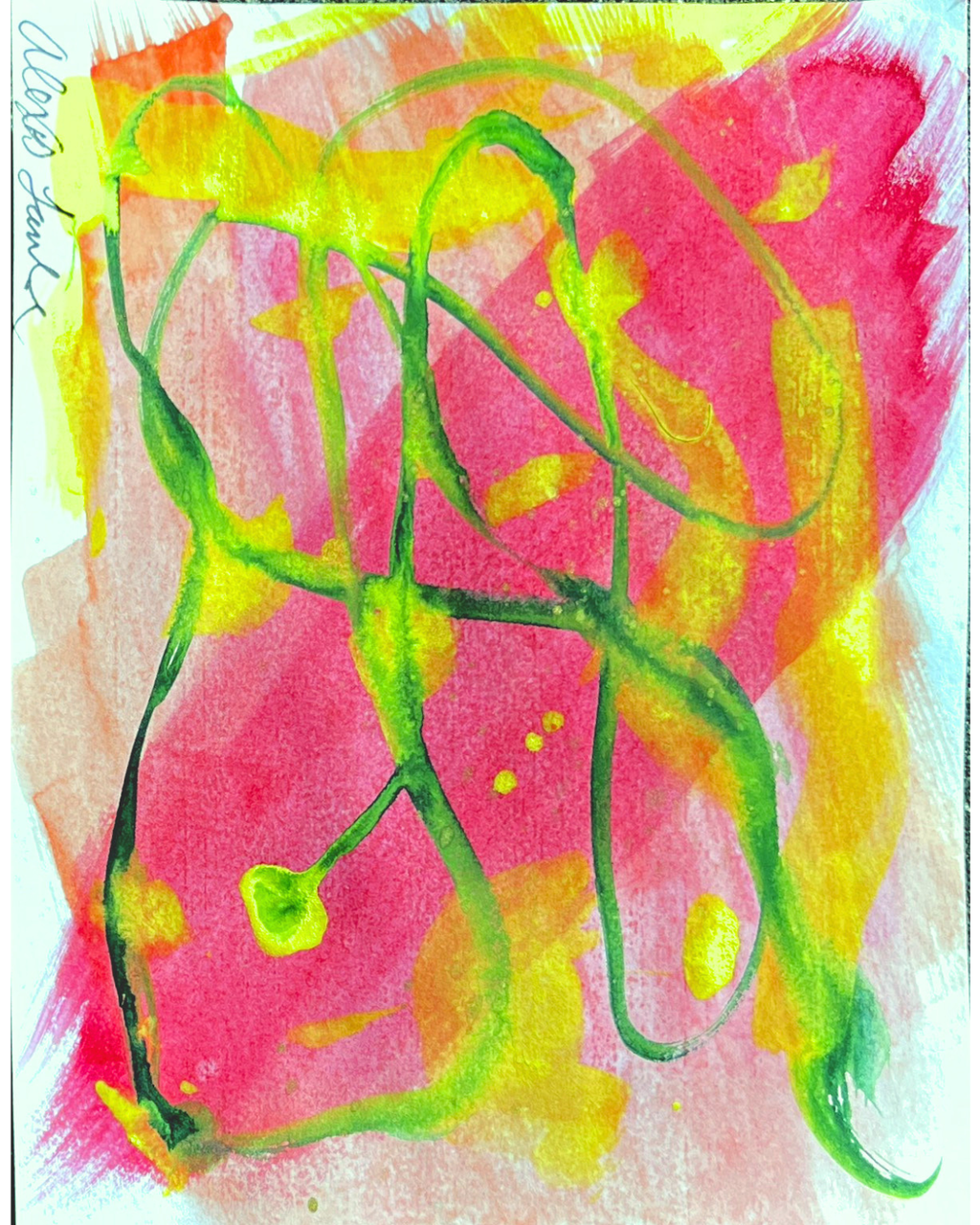 Inner Realms I - No. 4 "Bold Strokes for Different Folks" Original Painting