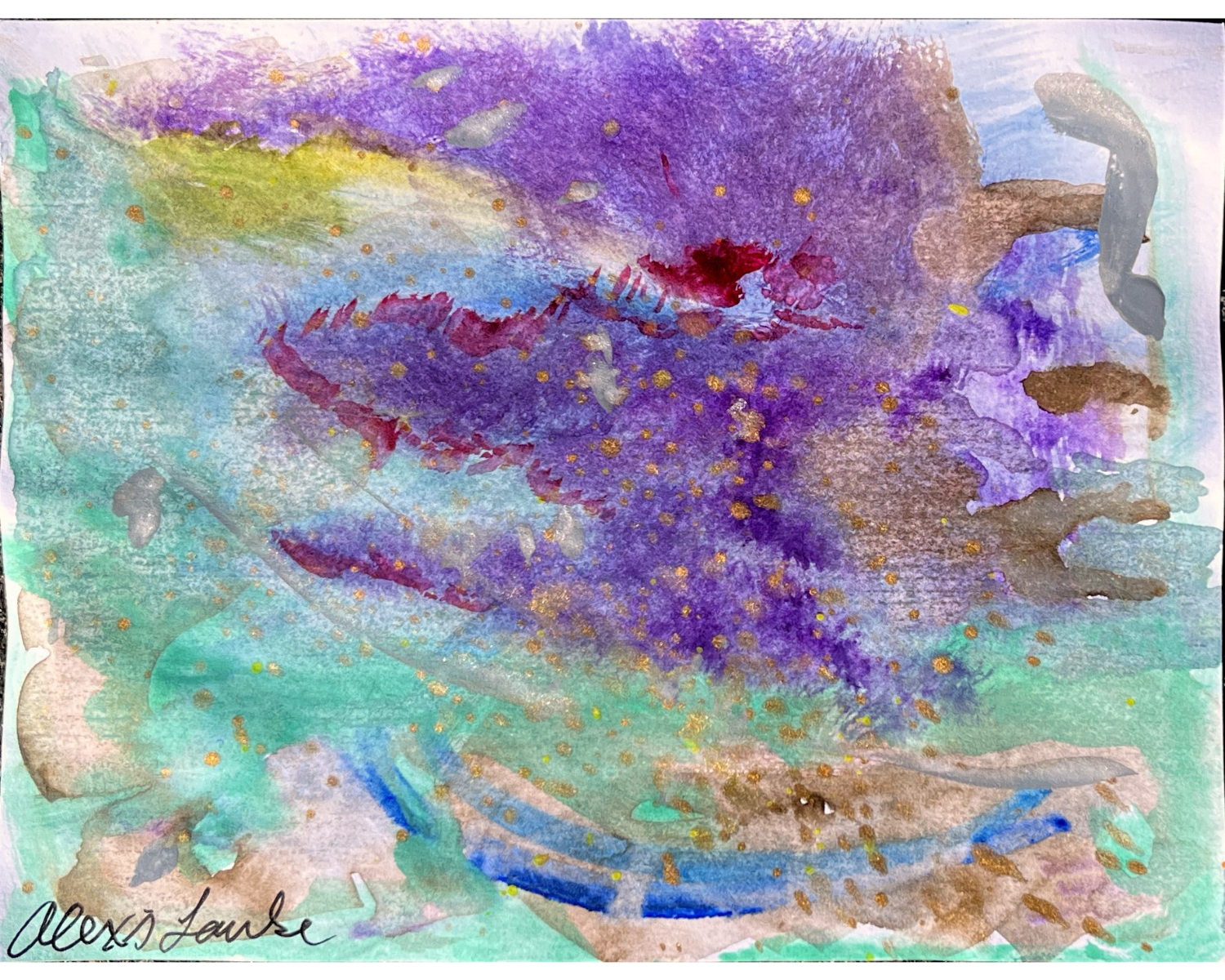 Inner Realms I - No. 3 "Shimmering Celestial Love" Original Painting