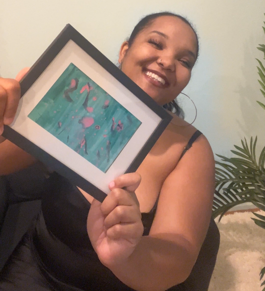 Inner Realms I - No. 7 "Dancing Underwater" Original Painting